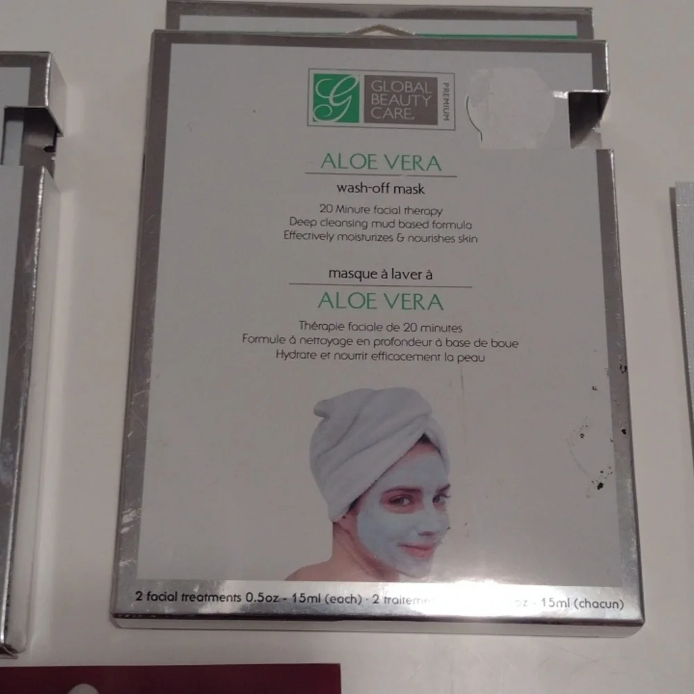 NEW Beauty Self Care Lot of 10 Masks 12 Biore Pore Strips and 6 Headbands